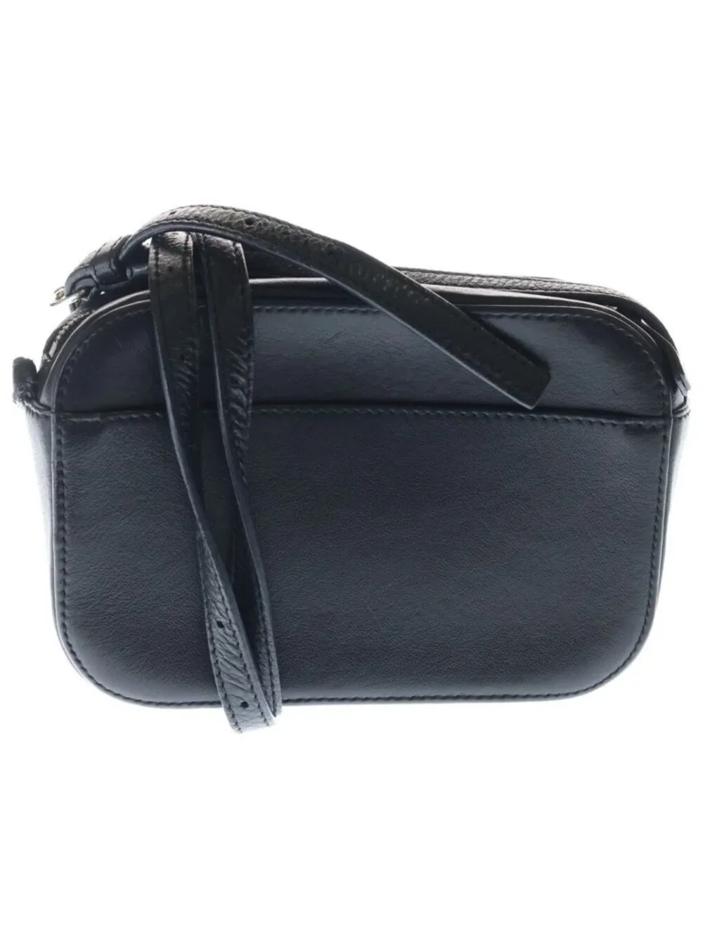 Balenciaga Everyday Leather Camera Shoulder Bag Black